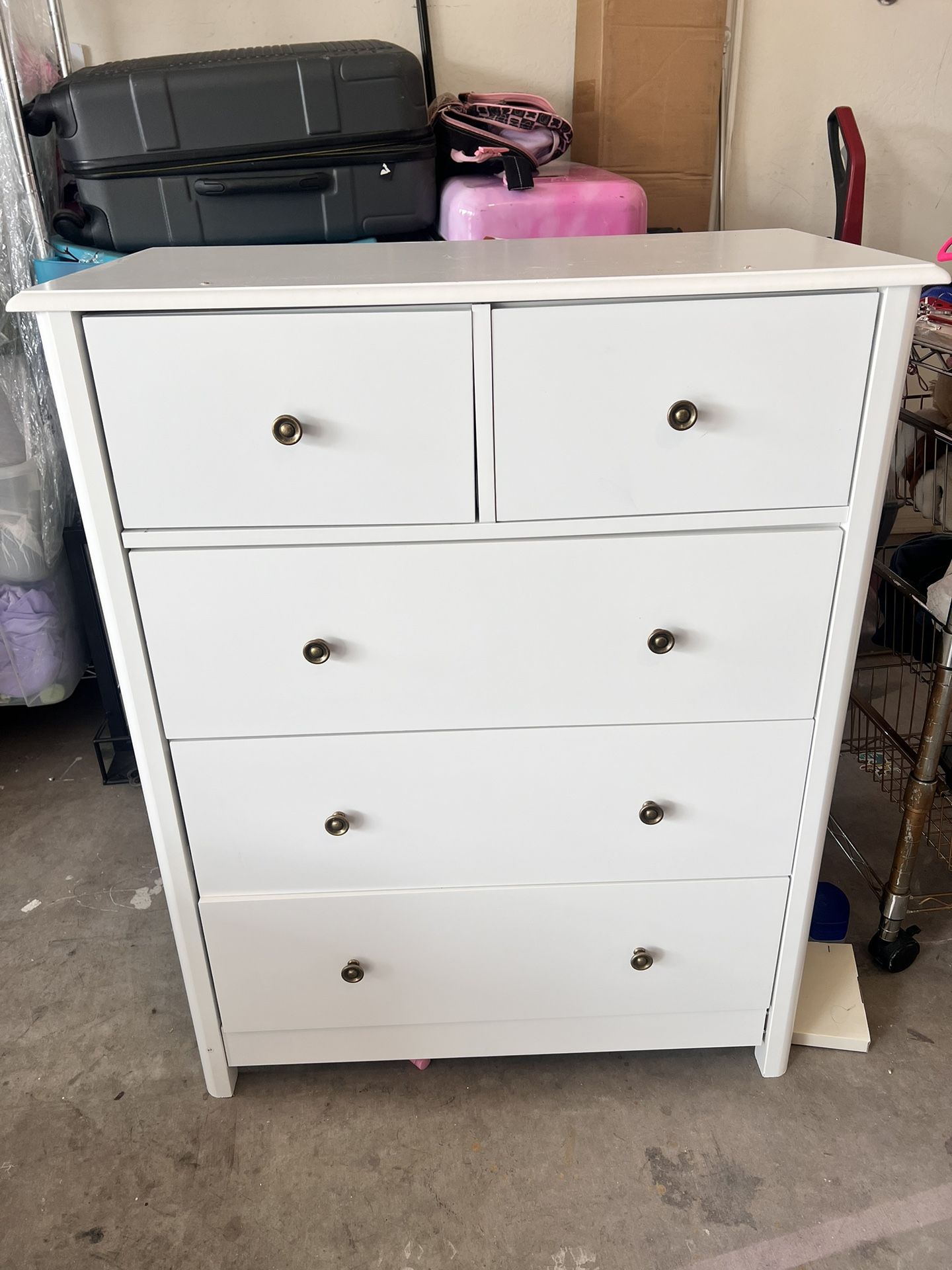 White Small Dresser