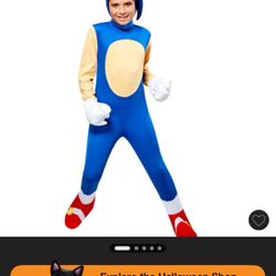 Kids Sonic Costume