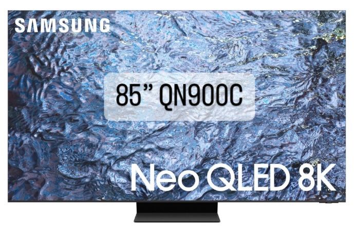 SAMSUNG 85-Inch Class QLED 8K QN900C Series Neo Quantum HDR Smart TV w/Dolby Atmos, Object Tracking Sound Pro, Infinity Edge, AI Motion Enhancer Pro,