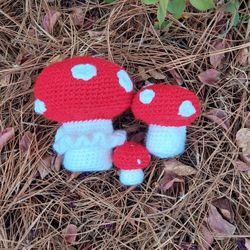 Trio Of Mushrooms 