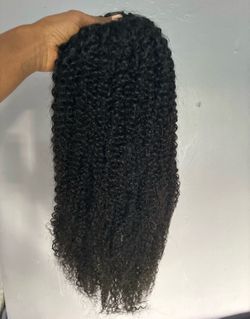 Kinky curly half wig 22inch