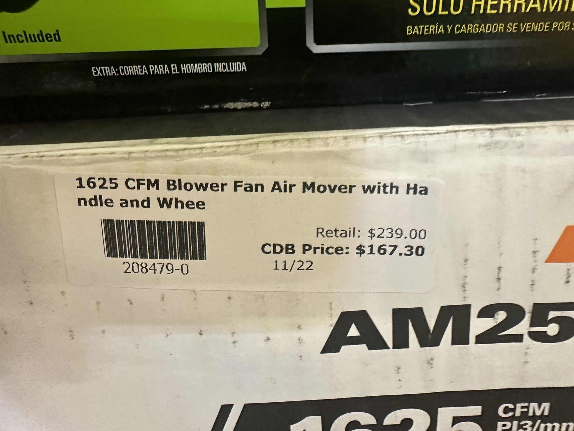 1625 CFM Blower Fan Air Mover with Ha ndle and Whee for Sale in Phoenix, AZ  OfferUp