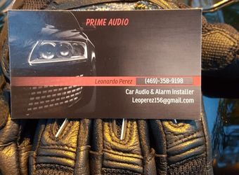 Car audio installation,