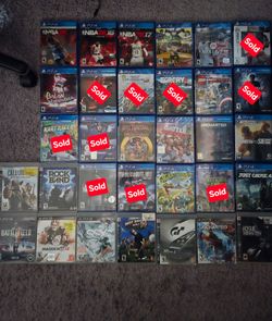 Playstation 3 and 4 Games