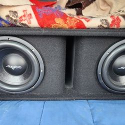 Boombox Speakers and the amplifier 