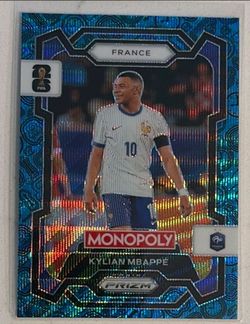 Kylian Mbappé Prizm Monopoly FIFA World Cup Card