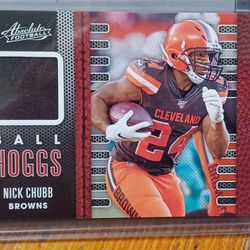 Nick Chubb Ball Hoggs Jersey Relic Cleveland Browns 2020 