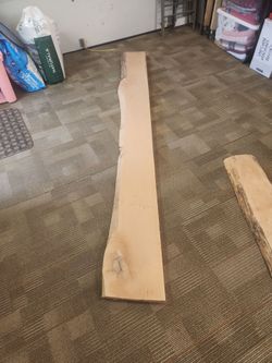 Live edge shelf  8'  1"