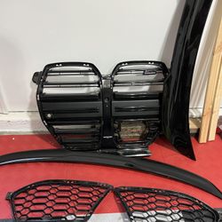 BMW G80 M3 COMPETITION OEM Front Grills With ACC