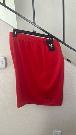 Mens Under Armour UA Red Mesh shorts new 2xl