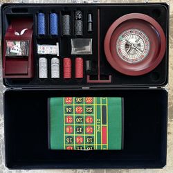 Roulette/Poker Game Set.
