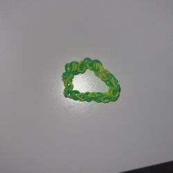 green and yellow bracelet