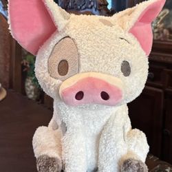 Disney Parks Moana Pig Pua Weighted 16" Plush Emotional Support Park Exclusive