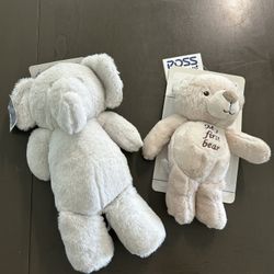 2 New Baby Stuffed Animals