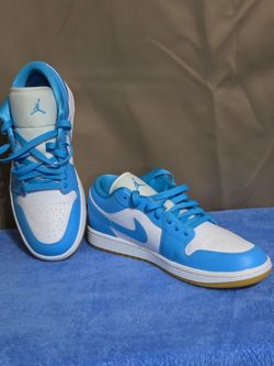 Nike Air Jordan 1 Low Blue/White Gum Sole