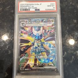 Dragapult ex 221/187 Sv8a: Pokemon Terastal Fest Ex Holo (Japanese) - PSA 10