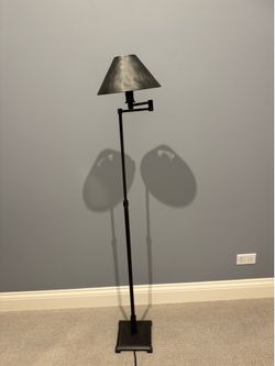 Bronze Swing Arm Floor Lamp