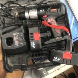 Craftsman 18.0 Volt Drill with Charger/Case