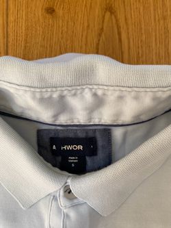 Ashworth White Polo Shirt Size Small Golf