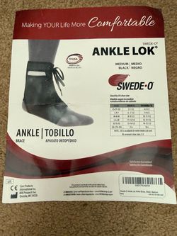 Swede-O Ankle Lok Brace Small Black