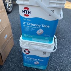 “NEW”  HTH 3 in. 35 lb. Pool Care Chlorinating Tabs (Price for each)