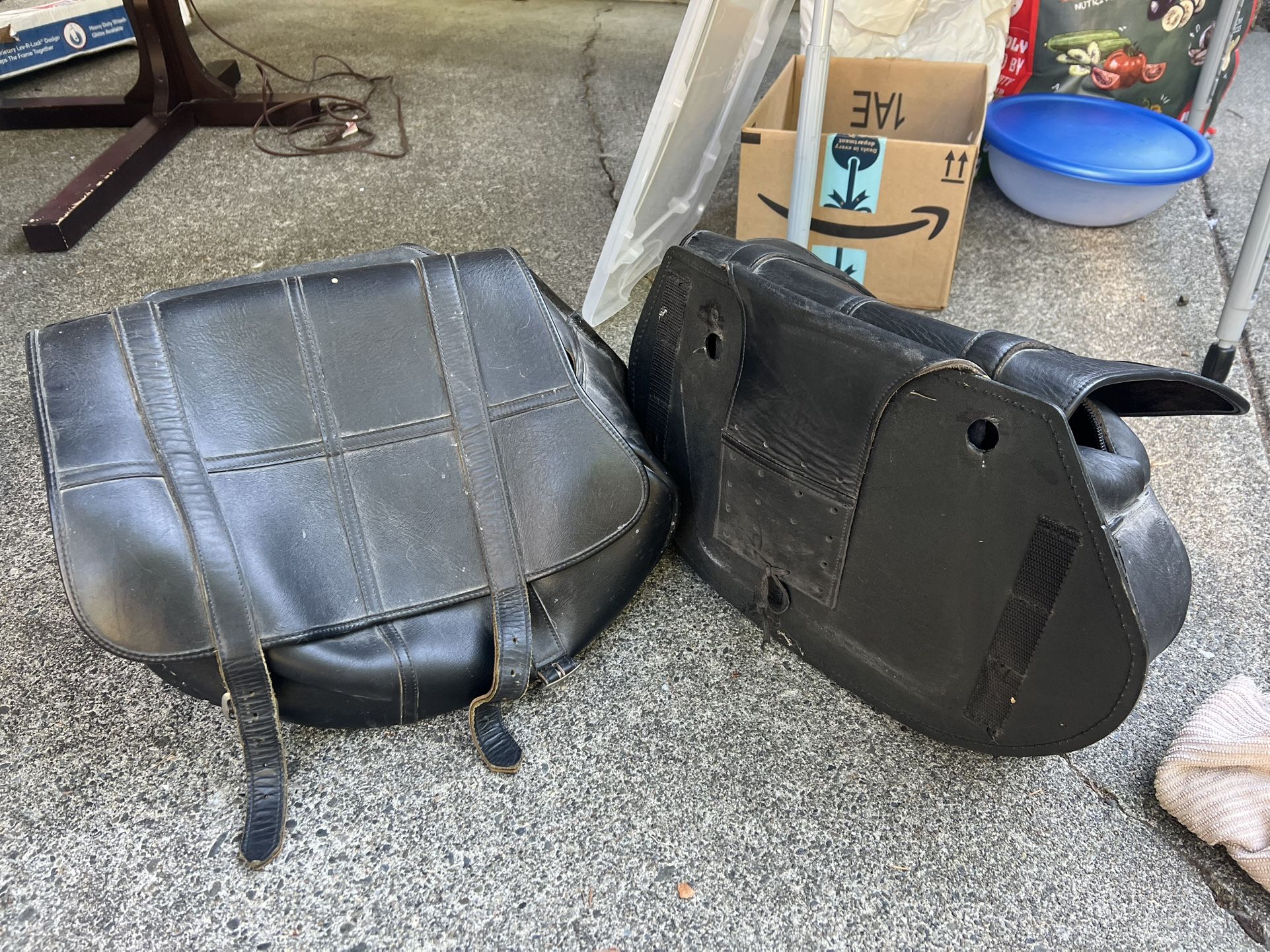 Leather Saddle Bags