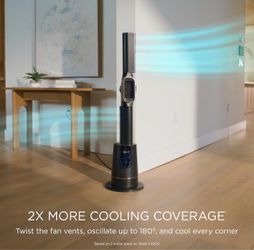Shark TurboBlade Bladeless Tower Fan + Heat