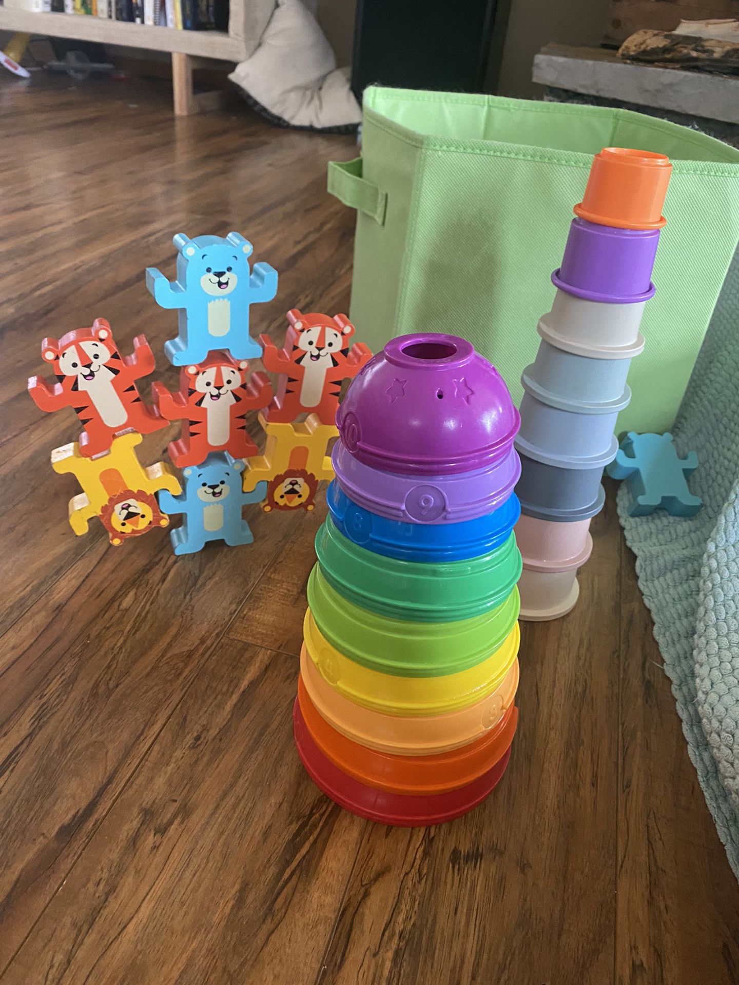 Baby toddler stacker toys - Mushie brand stackable cups