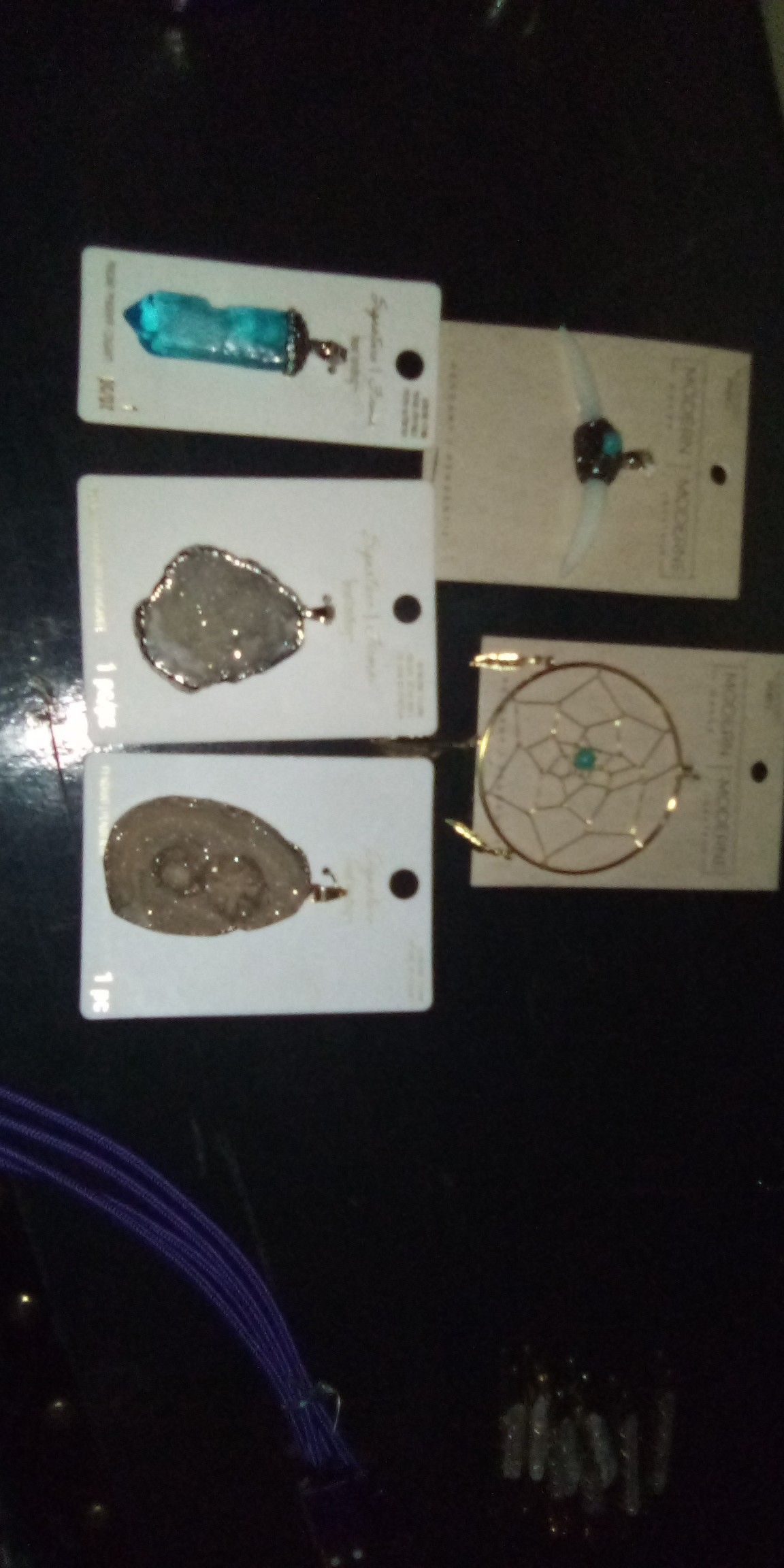 Beautiful brand new pendants orig. 10$ ea asking for 5$