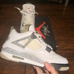 Jordan White Cement 4s