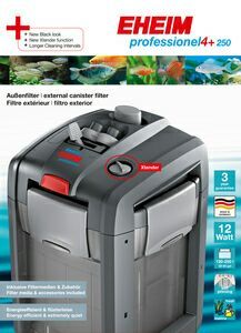 Eheim pro4+250 filter and canister for aquarium
