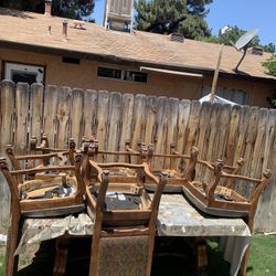 Dining Table And Chairs Solid wood 