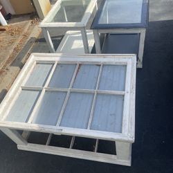 Project, Coffee table and end tables 