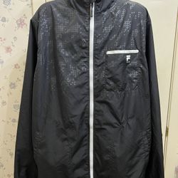 Vintage Fila Sport Golf Full Zip Windbreaker / Rain Jacket Size XL