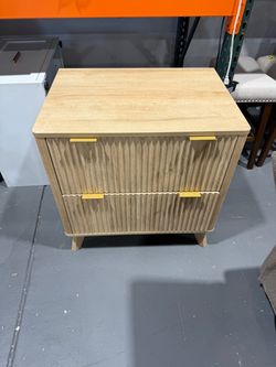 NEW-Fluted 2-Drawer Lateral File Cabinet