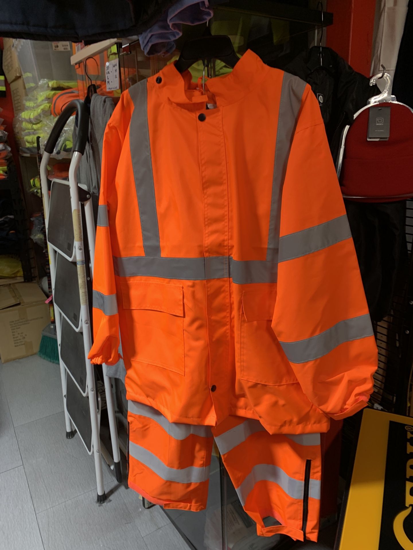 Rain jacket Orange Or Lime