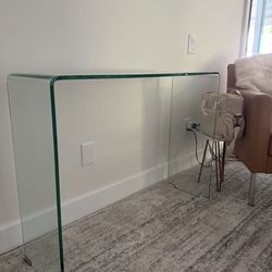 Glass Console Table