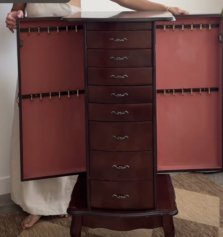 Antique Jewelry Armoire