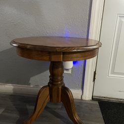 Wood Side Table 