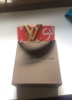 Louis Vuitton supreme belt