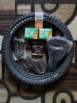 NEW Bicycle Bmx Parts Bundle 20" Black