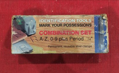 Identification Steel Stamp Combination Set