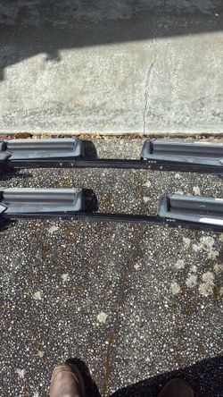 Dual angle Inno advanced ski/board rack