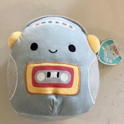 Squishmallows Cassette Player Plush 