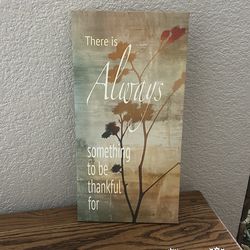 Thankful canvas