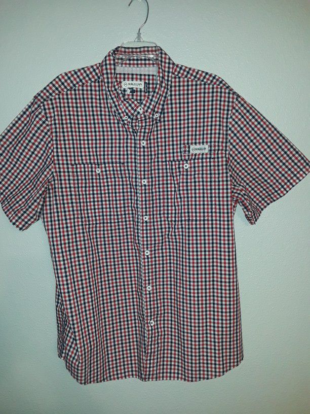 Magellan Loose Fit Vented Button Down $15