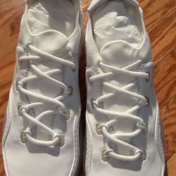 Genuine Christian Louboutin Arpoador Flat White Mens Size 11 / EU 44  NEW 