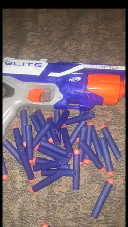 25$OBO Nerf gun elite with like bullets