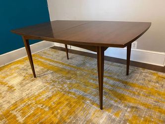 MCM Broyhill EMPHASIS Premiere Mid Century Modern Dining Table w/ Leaf