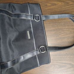 USED. Nine West Tote Laptop Shoulder Bag Large Size 